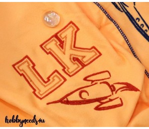 Stickserie - College Style Alpha Satin & Fransenappli Schriftart